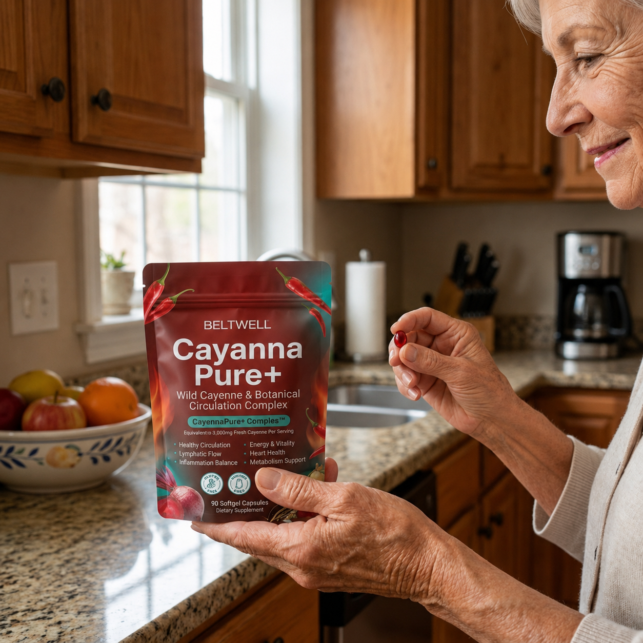 Beltwell® CayannaPure+ Wild Cayenne & Botanical Lymphatic Circulation Support Complex