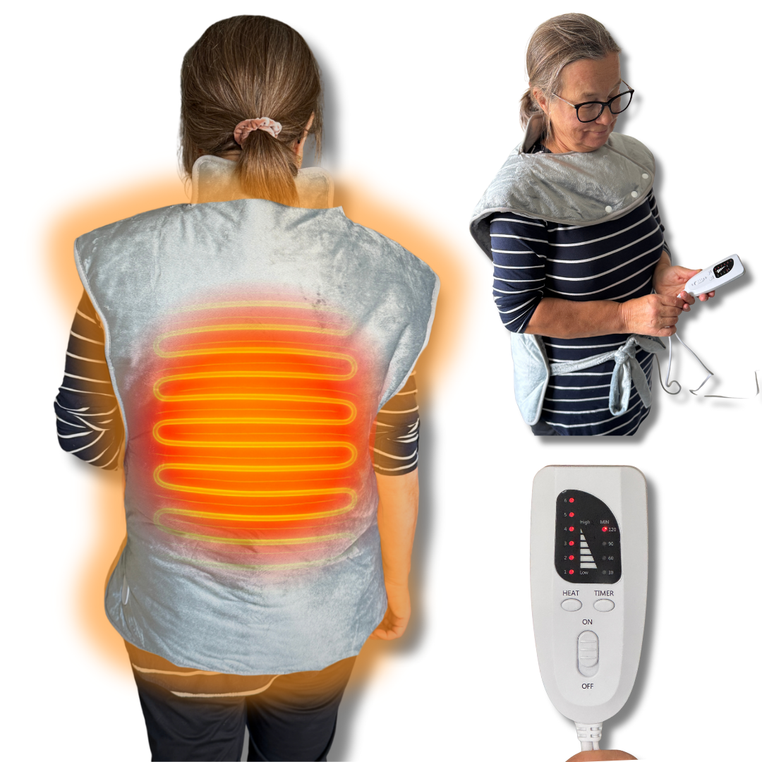 Beltwell® - The Weighted Back & Shoulders Heating Pad With New Heat-Relief 2.0 Technology