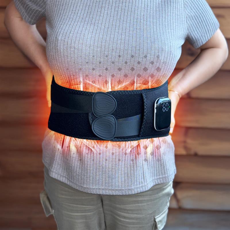 Lumboheat™ Heated Rechargeable & Cordless Lower Back Brace With Massage