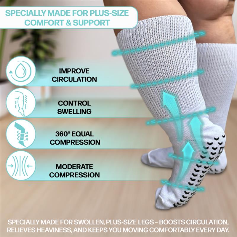 WideSox™ Super Stretchy Circulation, Mobility & Balance Socks